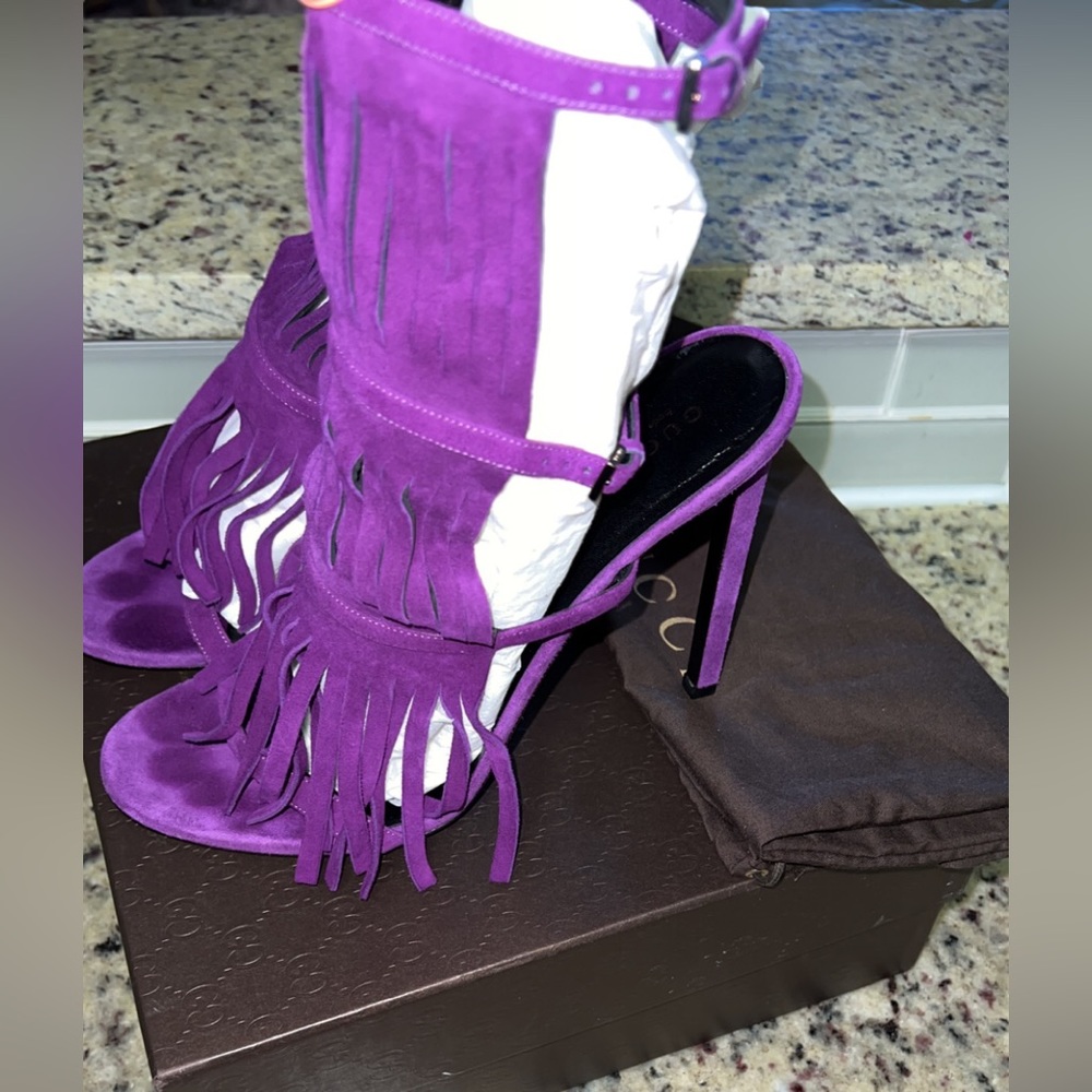 Gucci Fringe Sandal